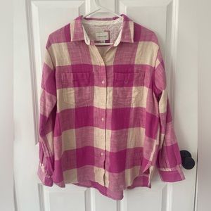 NWT American Eagle Pink Flannel